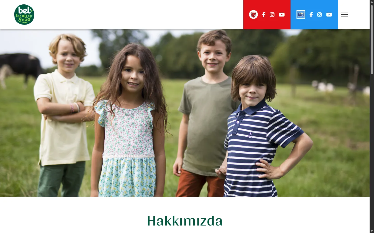 Bel Groupe Türkiye Web Sitesi yenilendi — ekran görüntüsü