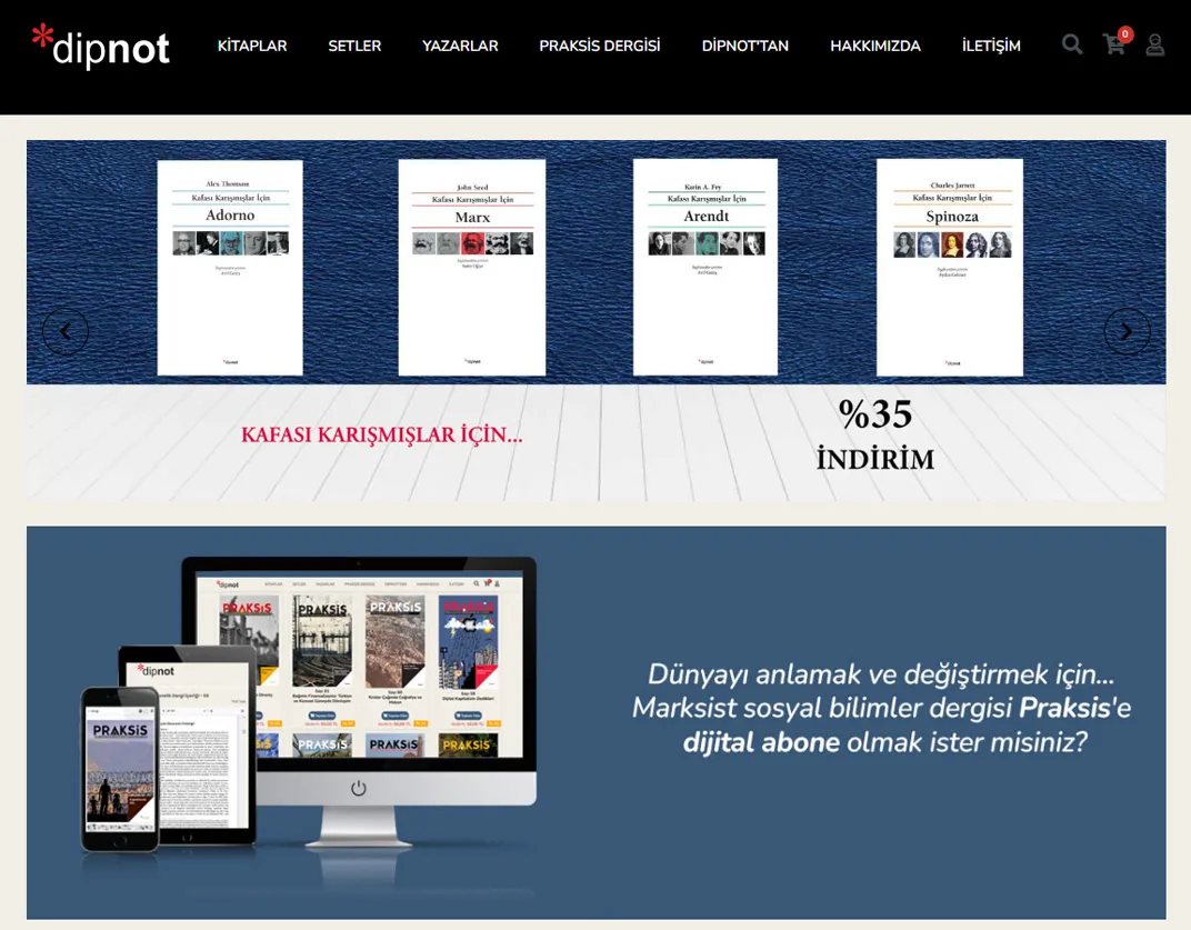Dipnot Yayınları — ekran görüntüsü